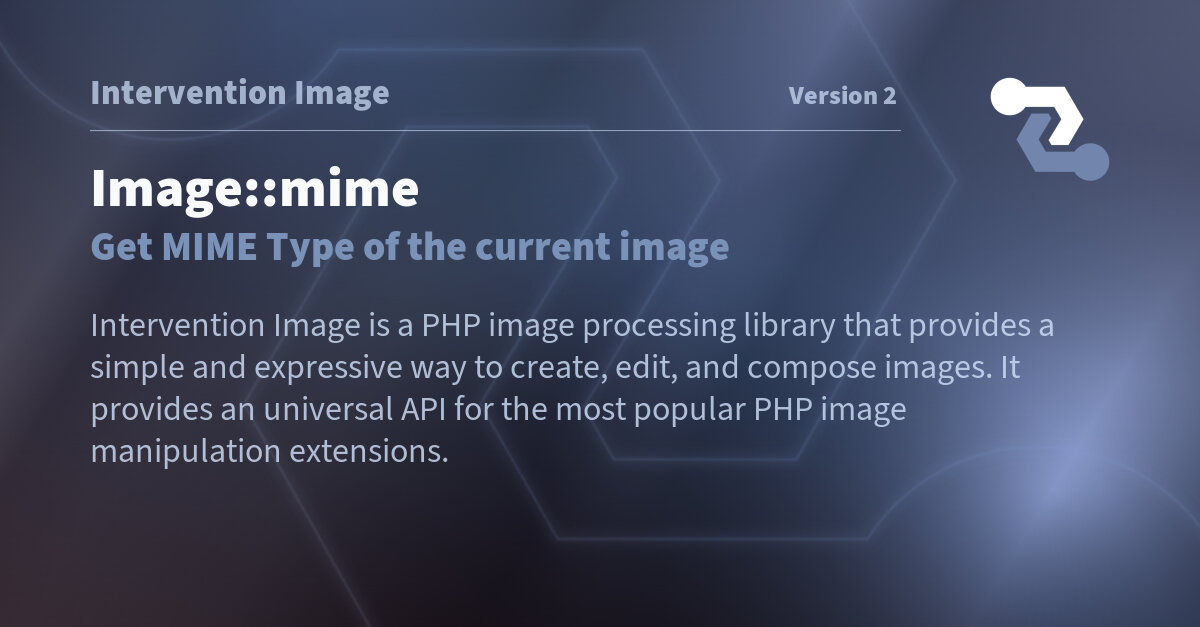 Image::mime | Intervention Image v2 | intervention.io